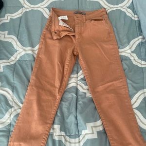 Joe’s Jeans in soft buttery pale pumpkin